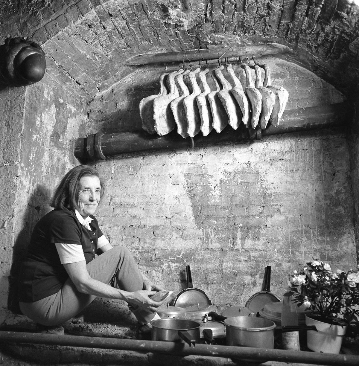A photograph of Louise Bourgeois.