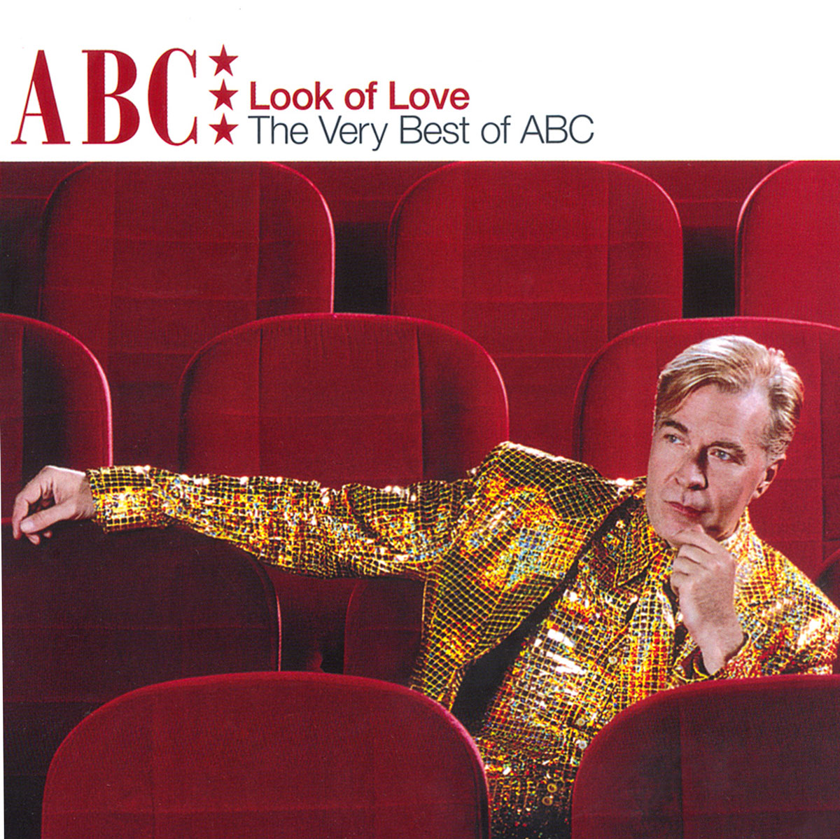 The album cover for ABC’s two thousand and two greatest hits album titled “Look of Love: The Very Best of ABC.”