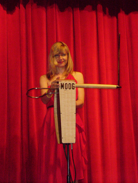 The extraordinary Dorit Chrysler on her theremin.