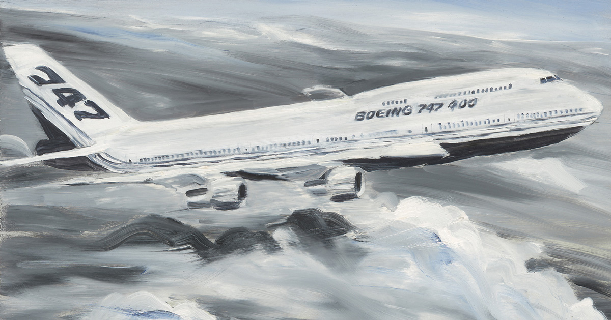 CABINET / Artist Project: Postcard / Boeing 747-400