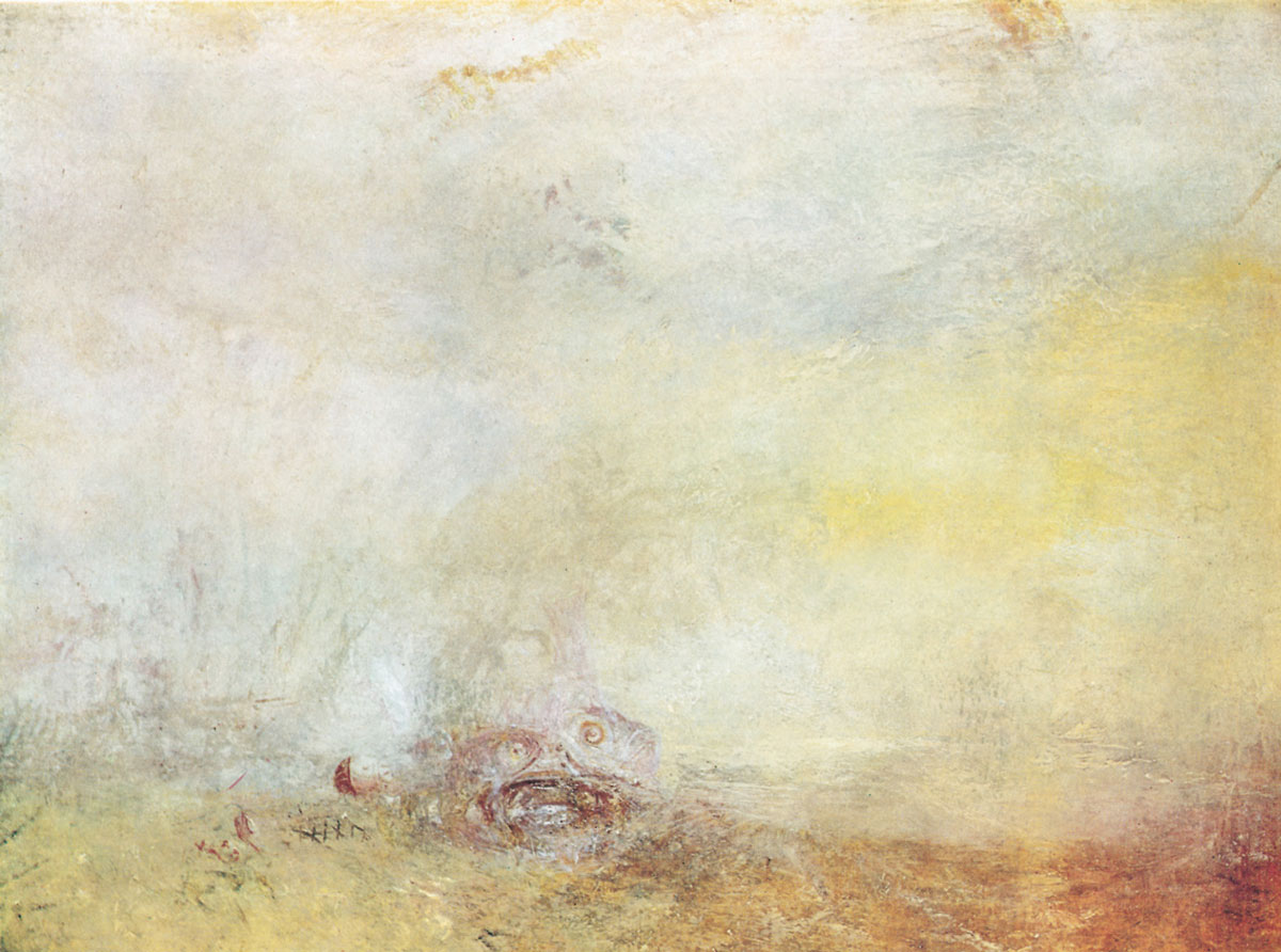Artist J. M. W. Turner's 1840's painting titled 