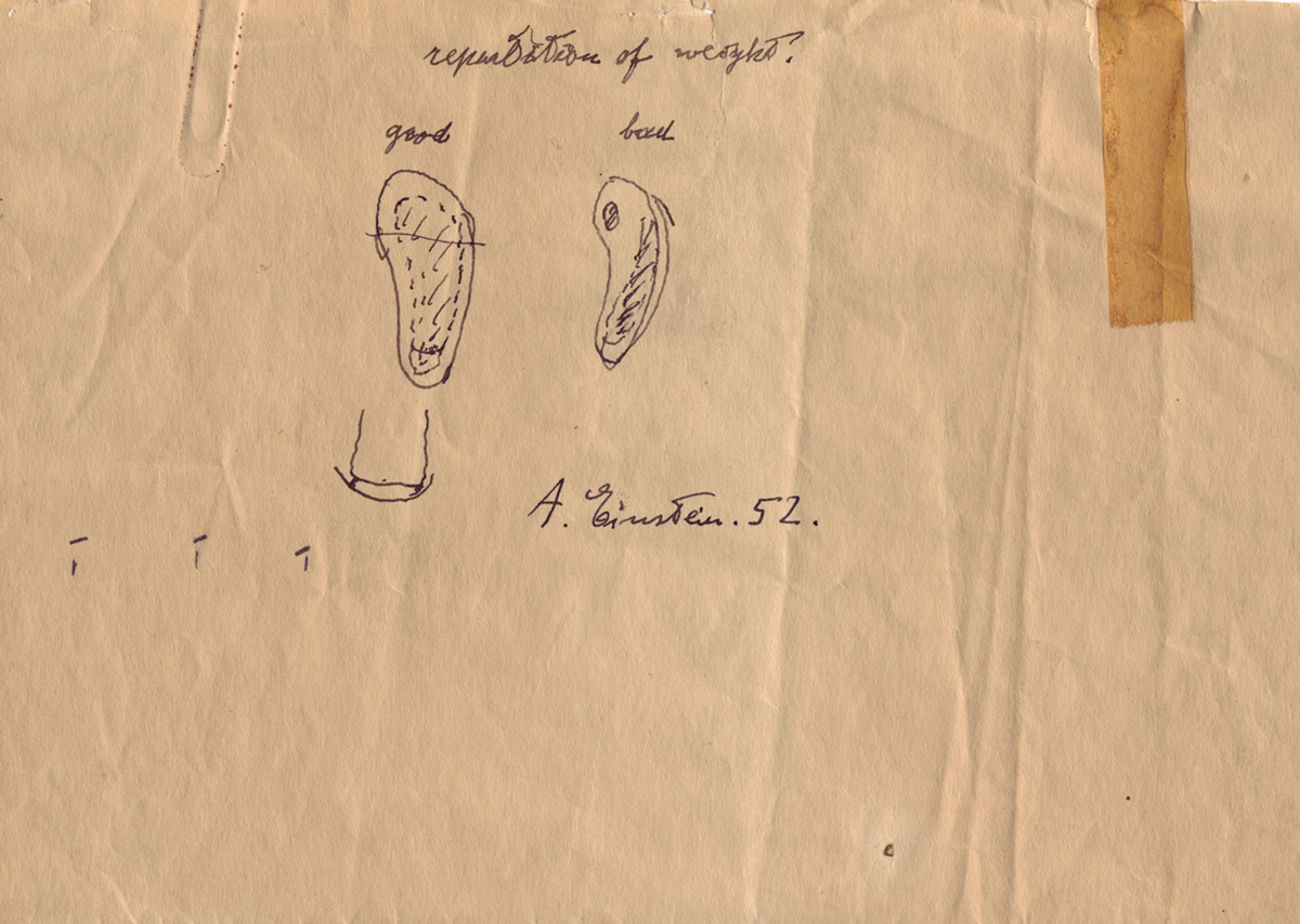 A letter dated Febuary 7, nineteen thirty six, to Albert Einstein from F. J. Murray, executive secretary of the Shoe Club. Murray explains that the Shoe Club, 