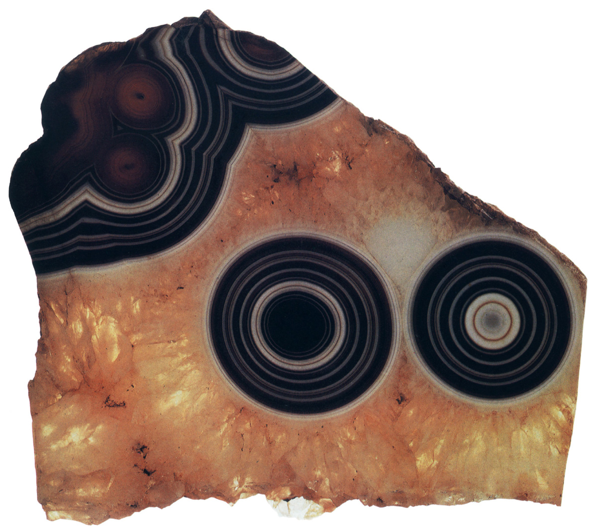 An eye agate from Uruguay from the collection of Roger Caillois.