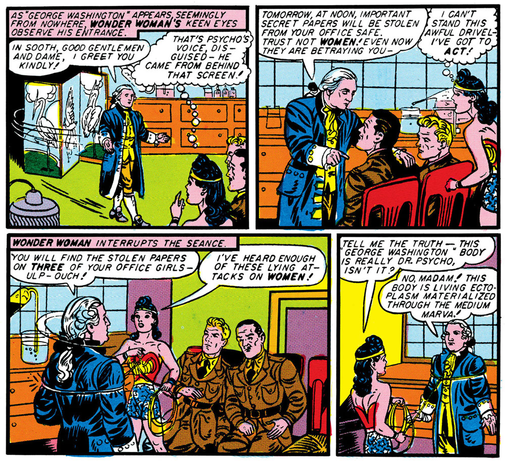 Excerpt from “The Battle for Woman Kind,” Wonder Woman, no. 5,
June/July 1943.
