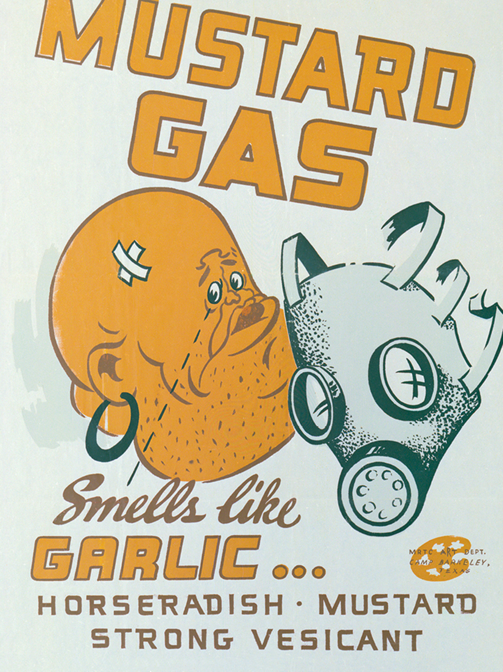 A United States government World War two gas identification poster.