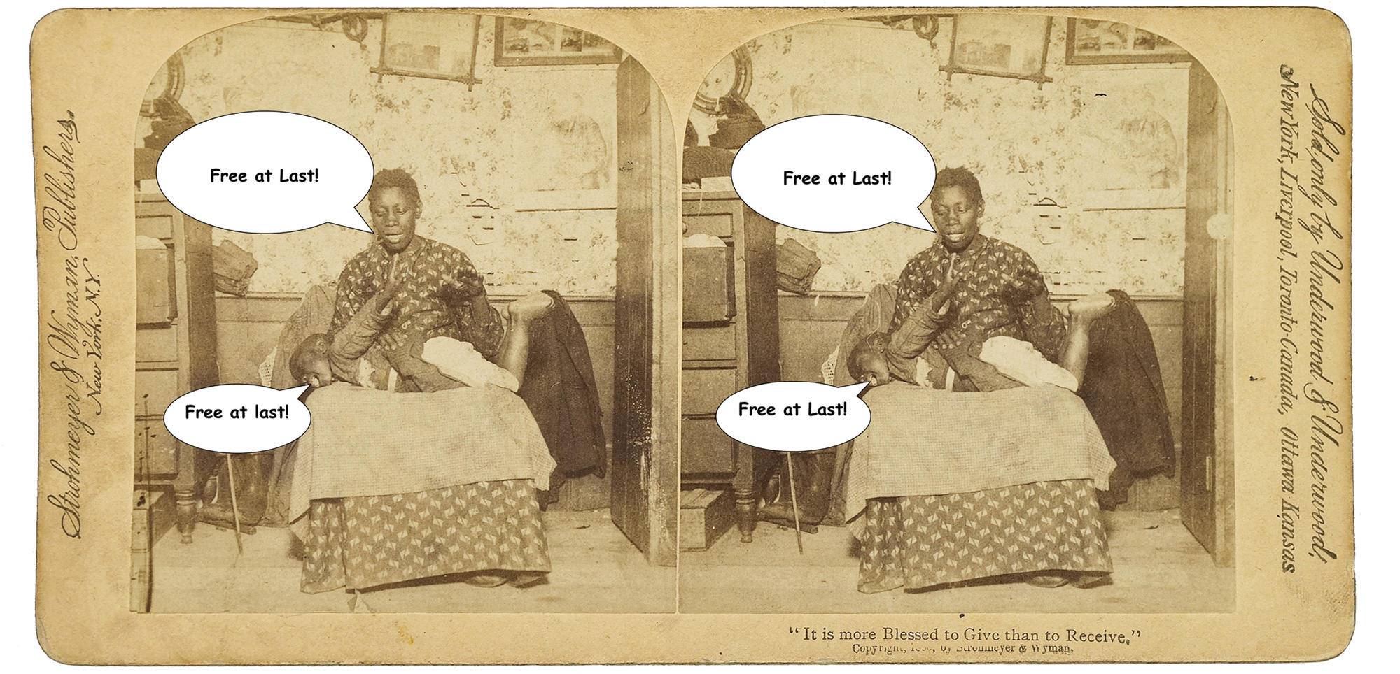A two thousand and five stereograph made by Javier Téllez in collaboration with patients from the Bronx Psychiatric center.