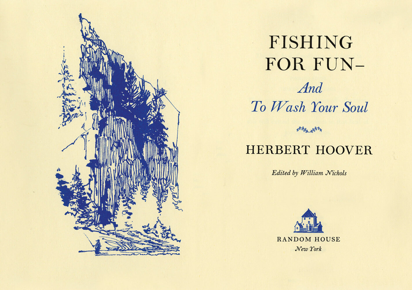 The cover page of Herbert Hoover's nineteen sixty three book 