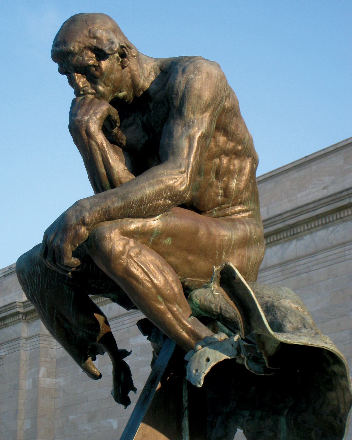 A photograph of Rodin's unrestored 