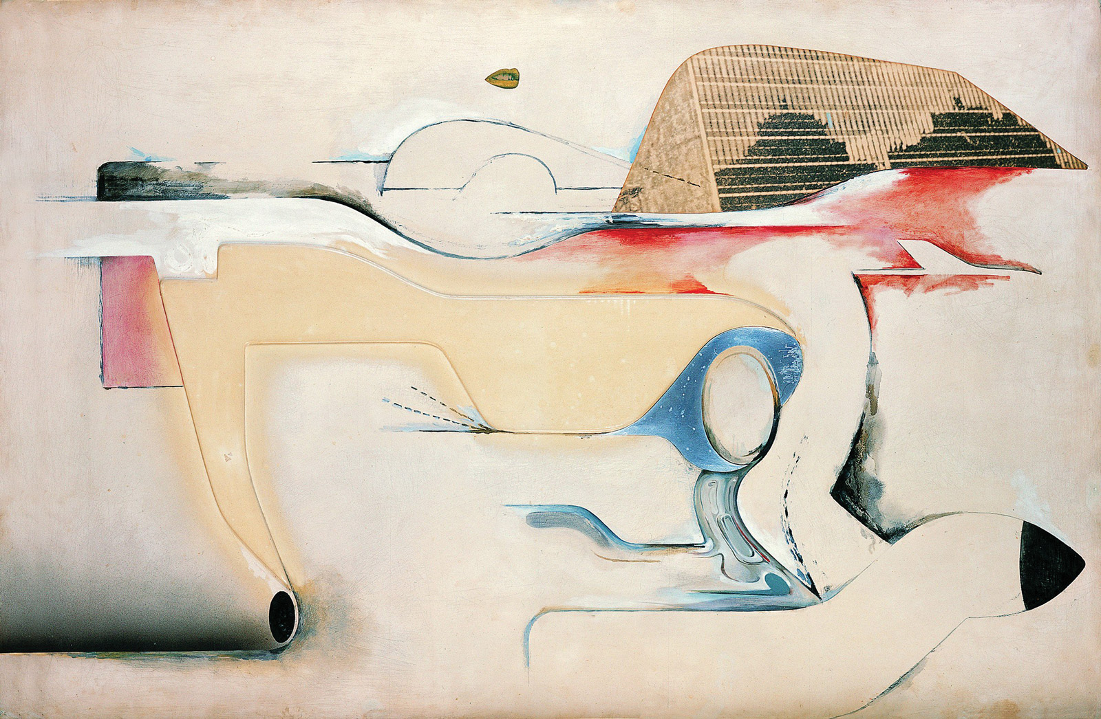 Blended anatomies. Richard Hamilton, Hers Is a Lush Situation, 1958.