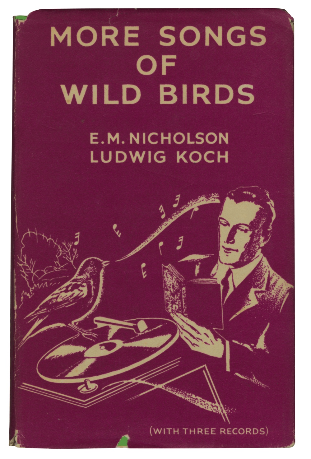 A photograph of the front cover of E.M. Nicholson and Ludwig Koch's nineteen thirty six 