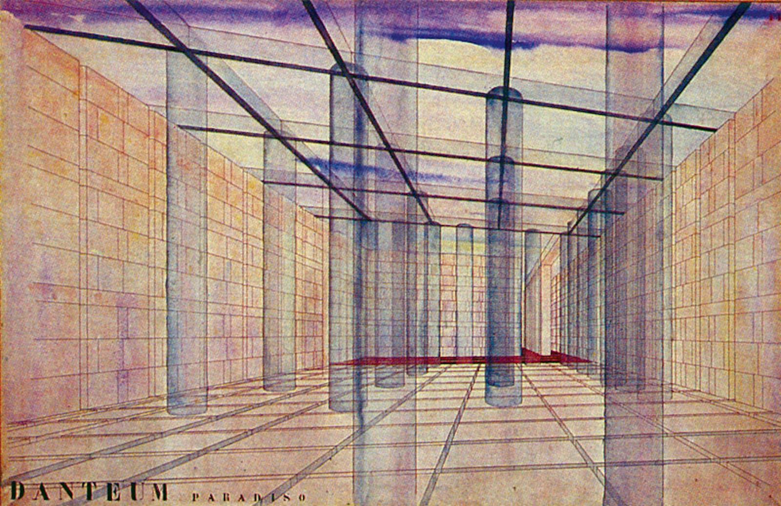 Terragni’s proposal for the Paradiso Room in the Danteum.