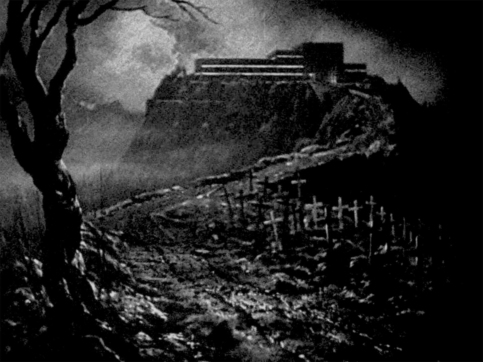 Film still from The Black Cat, 1934, directed by Edgar G. Ulmer.