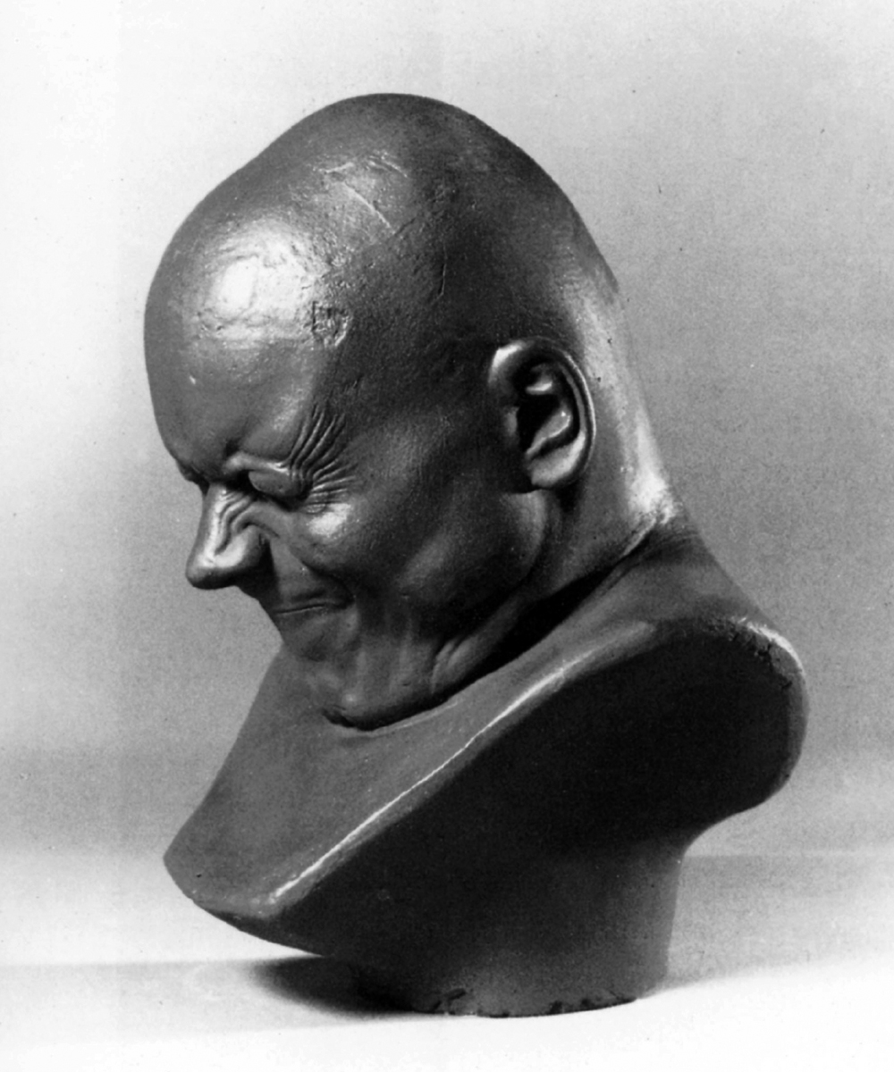 A photograph of the contrarian, one of Franz Xaver Messerschmidt’s eighteenth-century character heads from an age before Botox.