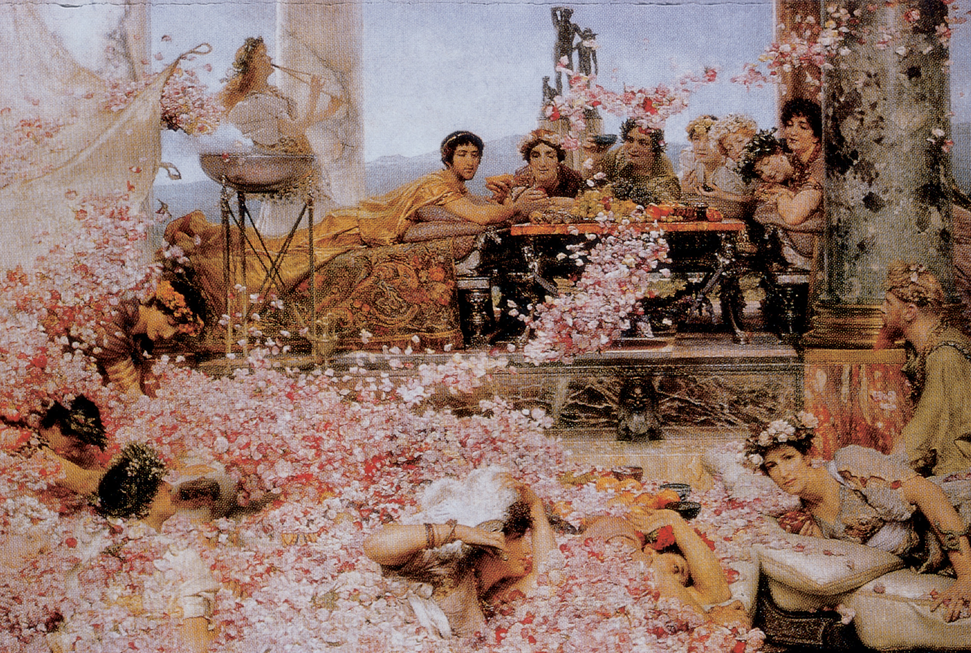 An 1888 painting by Lawrence Alma Tadema entitled 