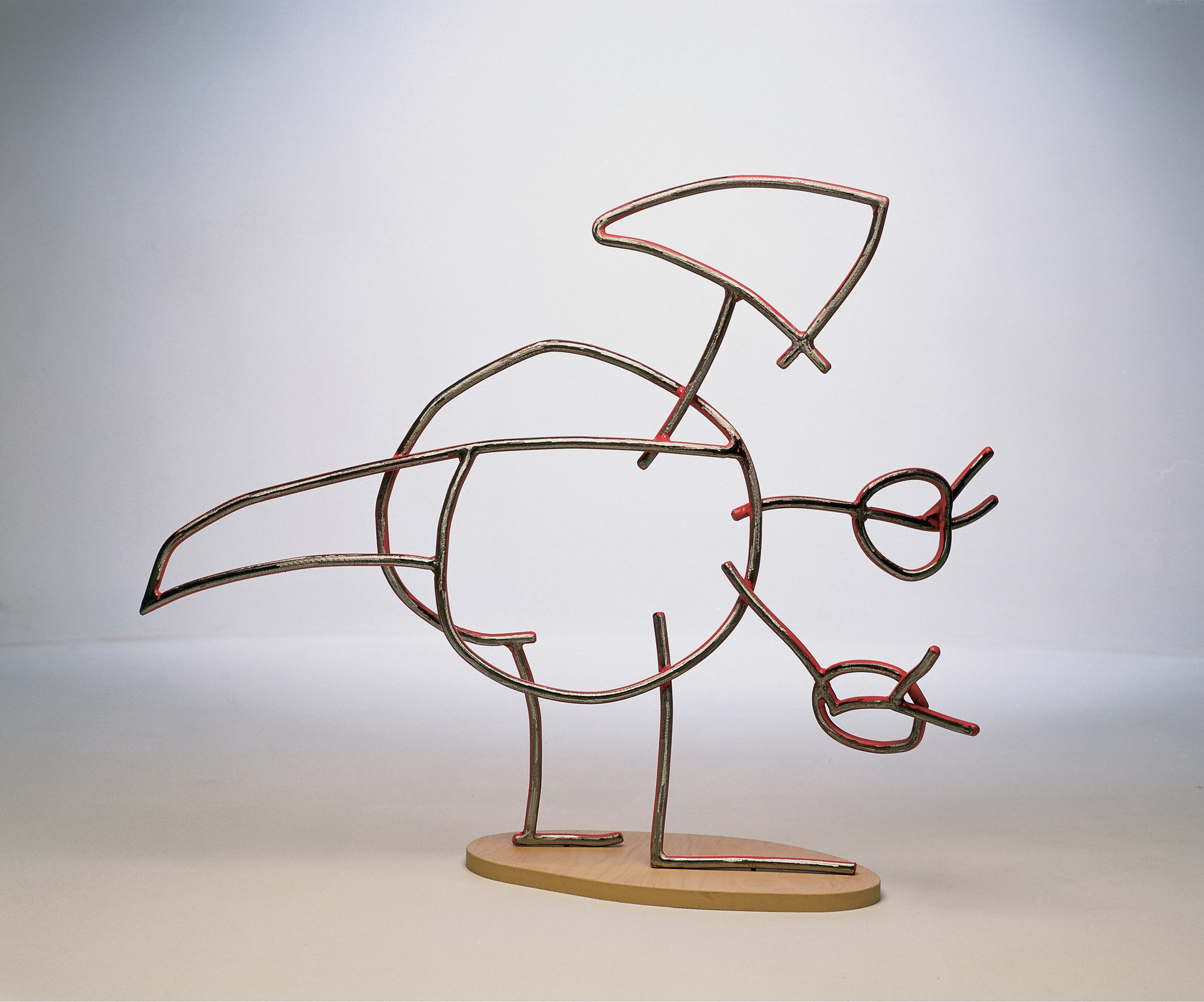 A photograph of Billy's drawing made into a sculpture by his father Christo.